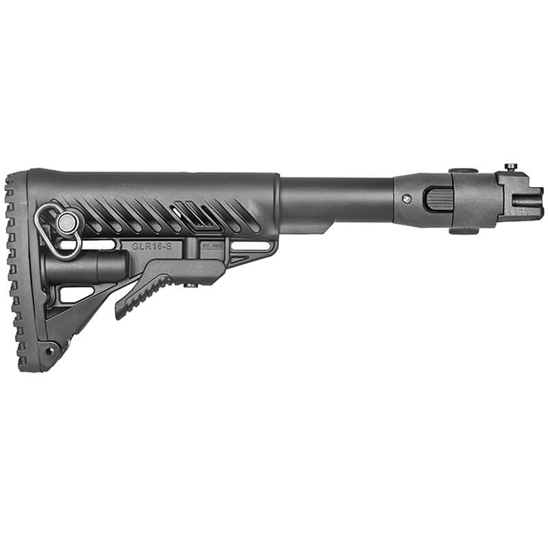 M4-AK P - M4 Folding Buttstock for AKM 47 (Polymer Joint) - FAB