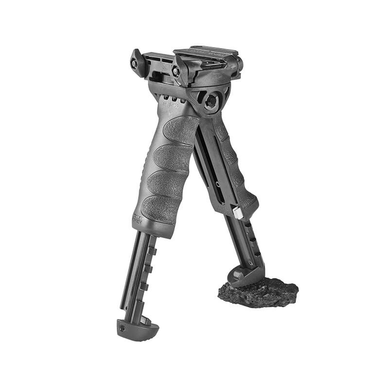 Rotate Adjustable Rail Pistol Mount Fold Foregrip Swivel Bipod For Airsoft Grip 